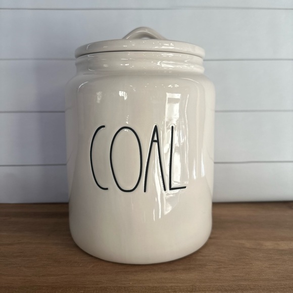 Other - Rae Dunn Coal Canister